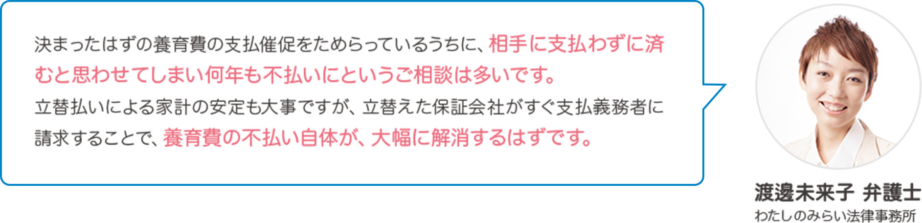 養育費の支払いは、数年〜十数年と長期に及ぶため、未払いや遅延が発生するリスクが非常に高いといえます。大切なお子様の生活を守るため、養育費保証の加入及び公正証書の作成は欠かせないといえます。